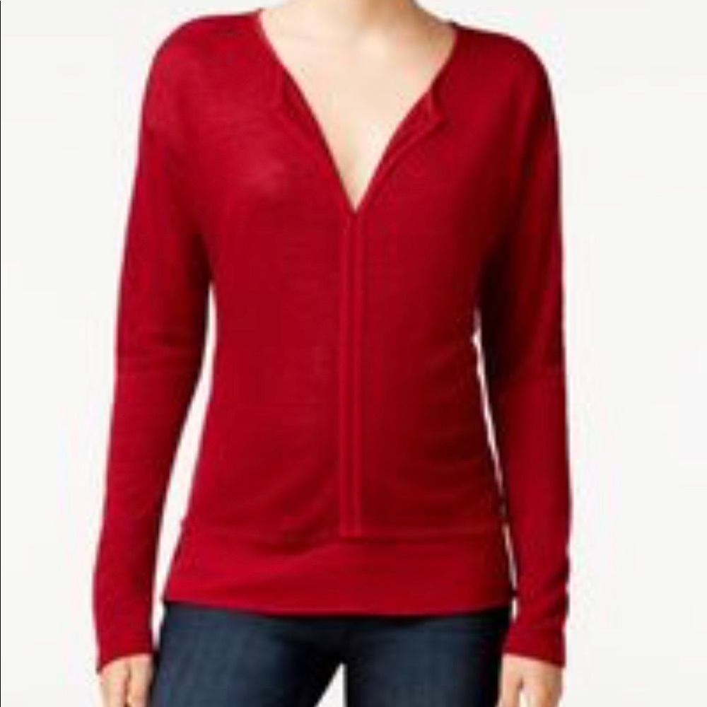 NWT Sanctuary long sleeve top with contrast hem